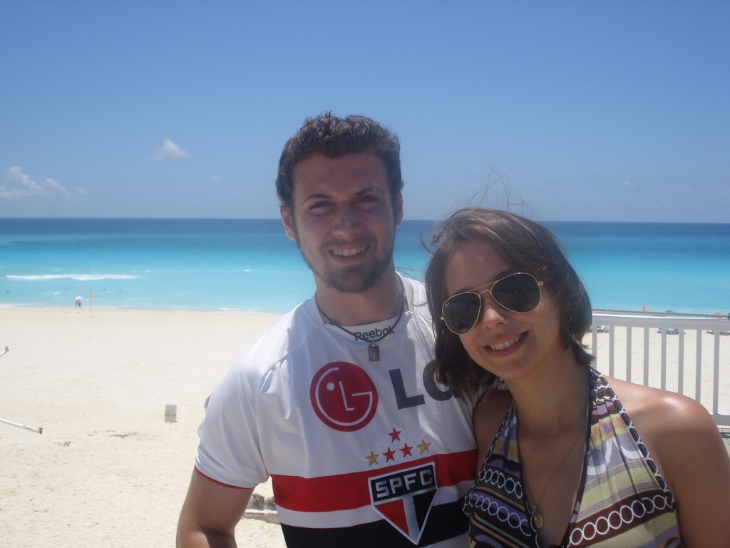 Em Cancún, depois de 'casados'... 
