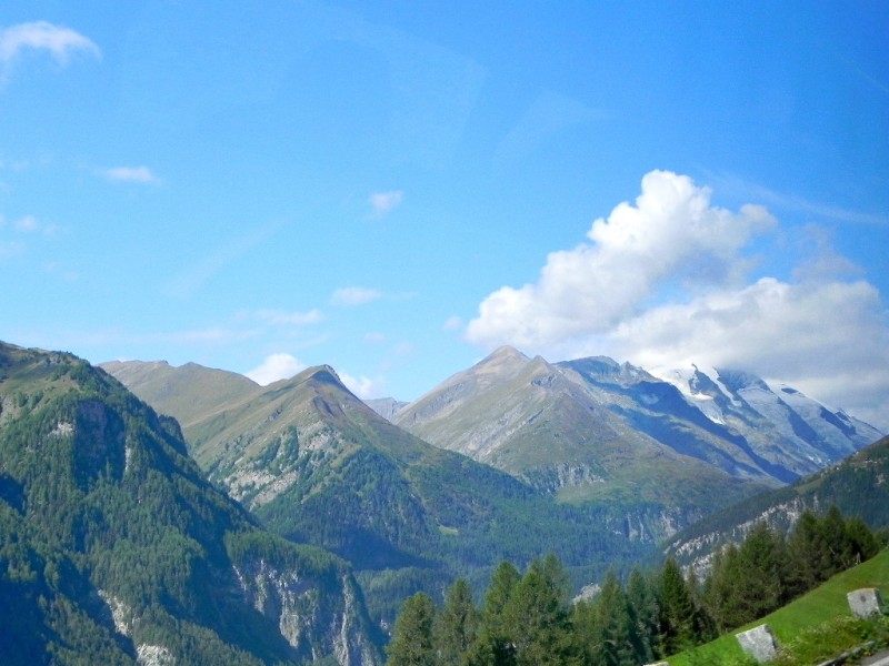 Toda a "neve" que tinha em Grossglockner! 