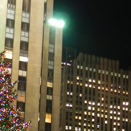A gigantesca árvore de Natal do Rockefeller Center