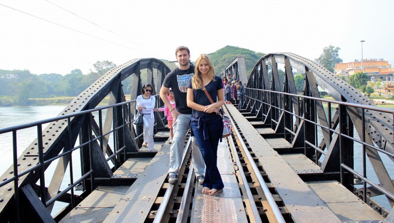 Esta é a Ponte sobre o rio Kwai.