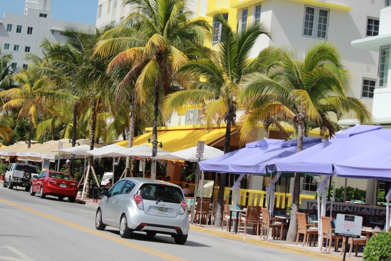 Um pedacinho da Ocean Drive. 