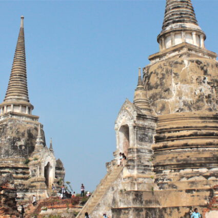 A histórica Ayutthaya e seus Buddhas decapitados