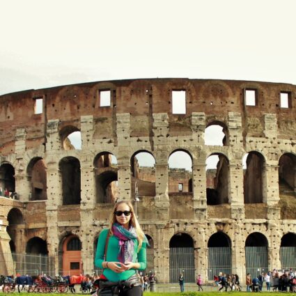 Um dia entre as gigantes colunas do Coliseu e Fórum Romano
