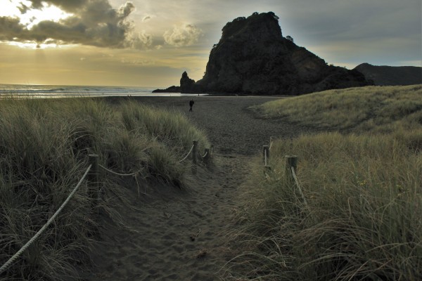 Piha beach, New Zealand 